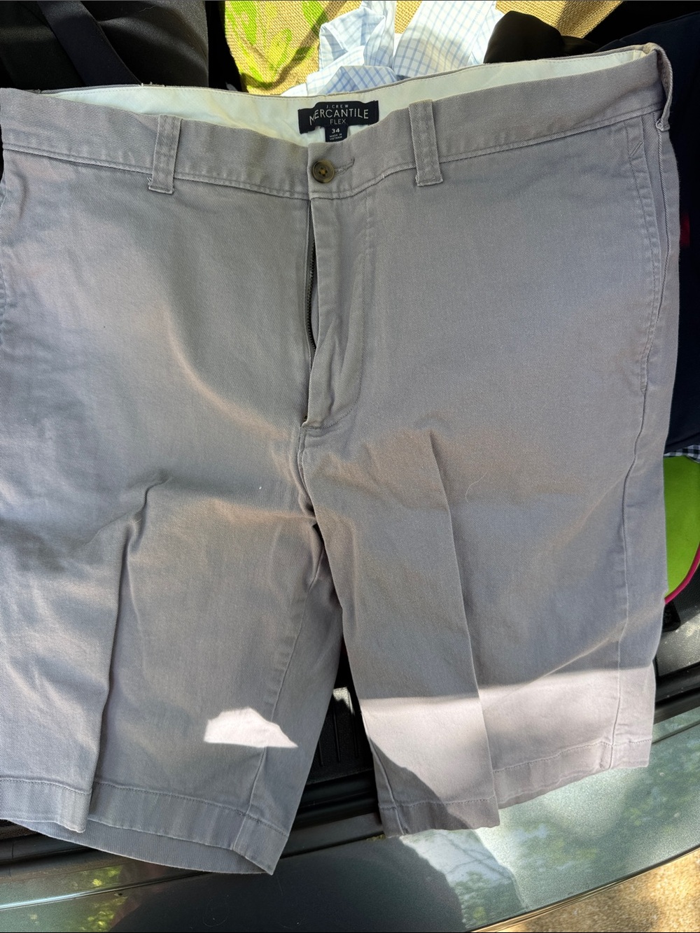 J. Crew Factory Gray Men's Chino Shorts
